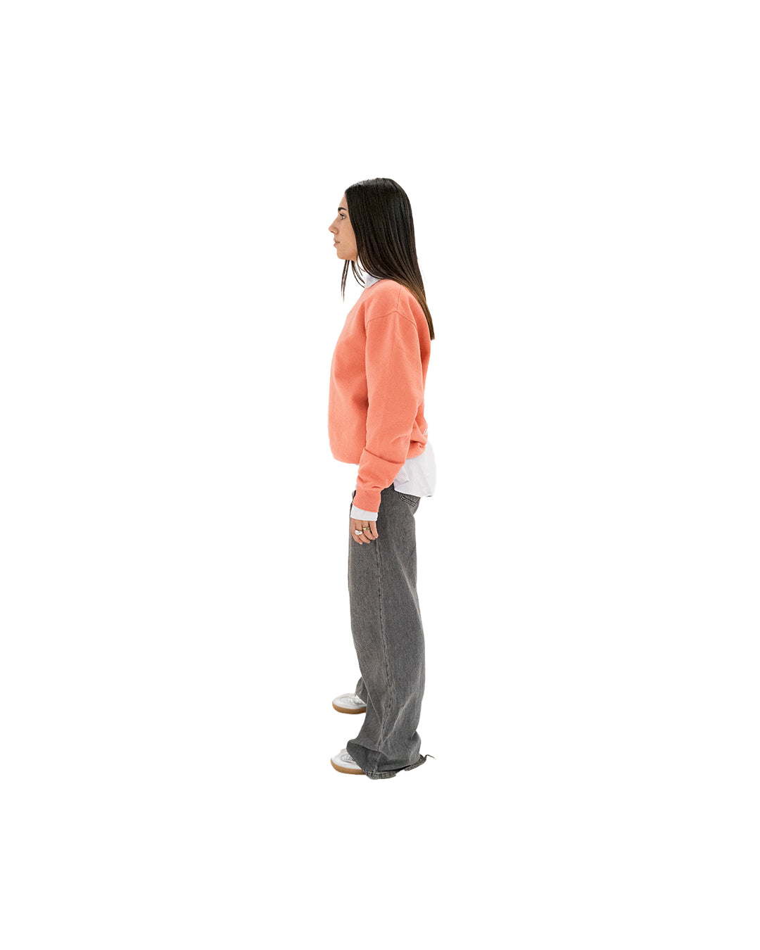 SWEATER DESIGNED TO BE UNIQUE ORANGE