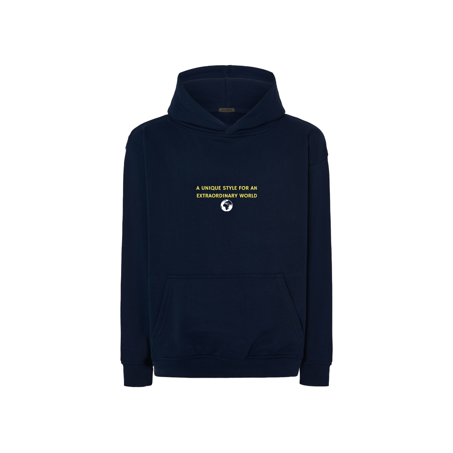 A UNIQUE STYLE FOR AN EXTRAODINARY WORLD HOODIE NAVY