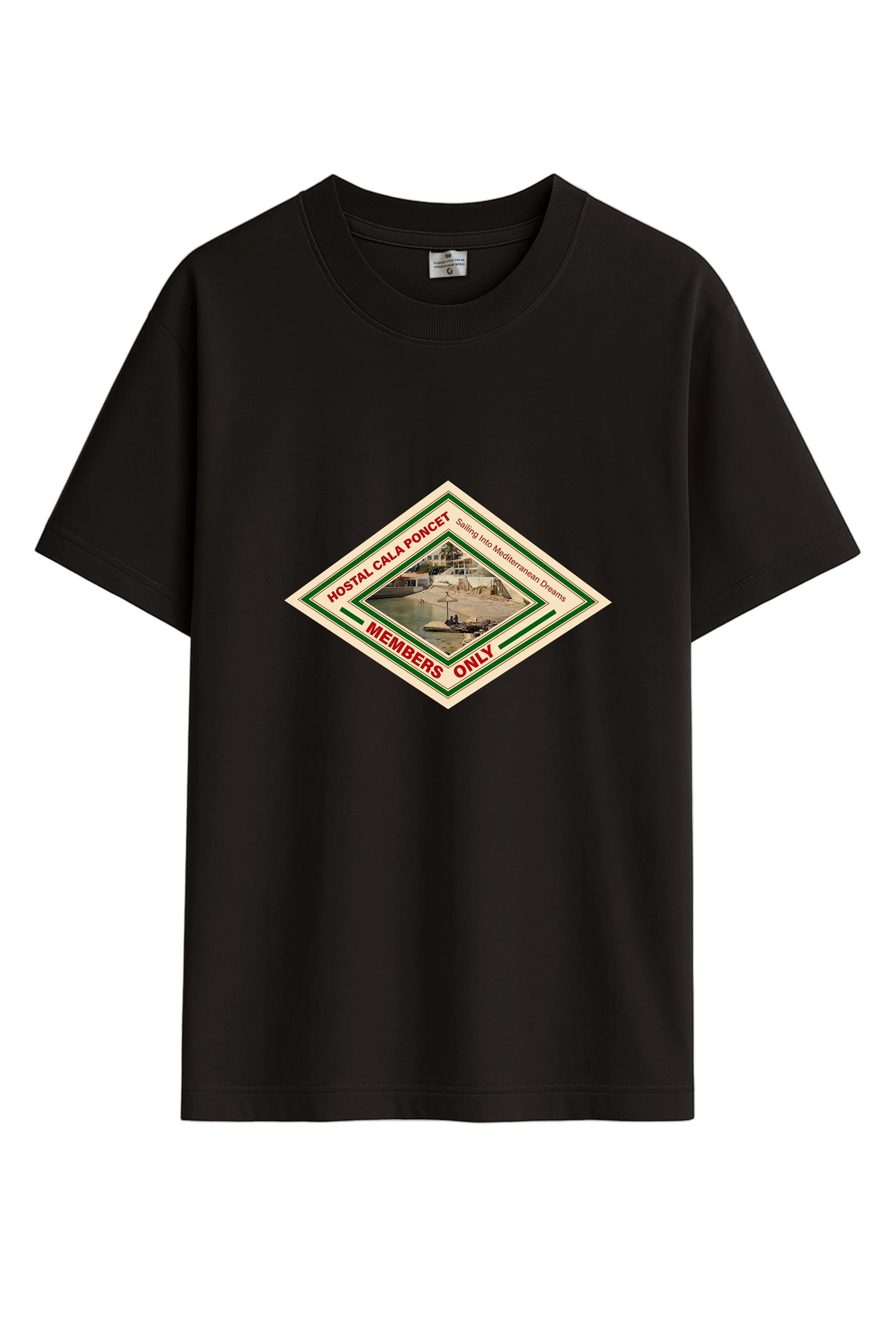 Cala Poncet Tee Black