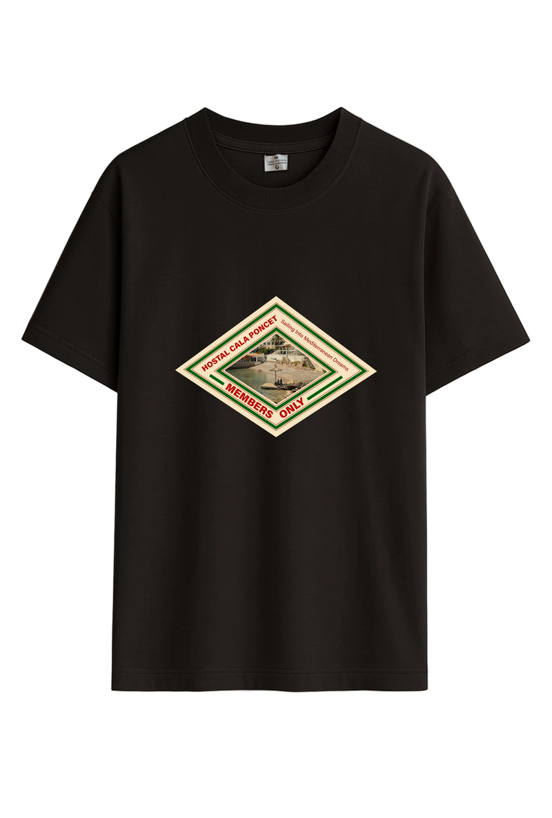 Cala Poncet Tee Black