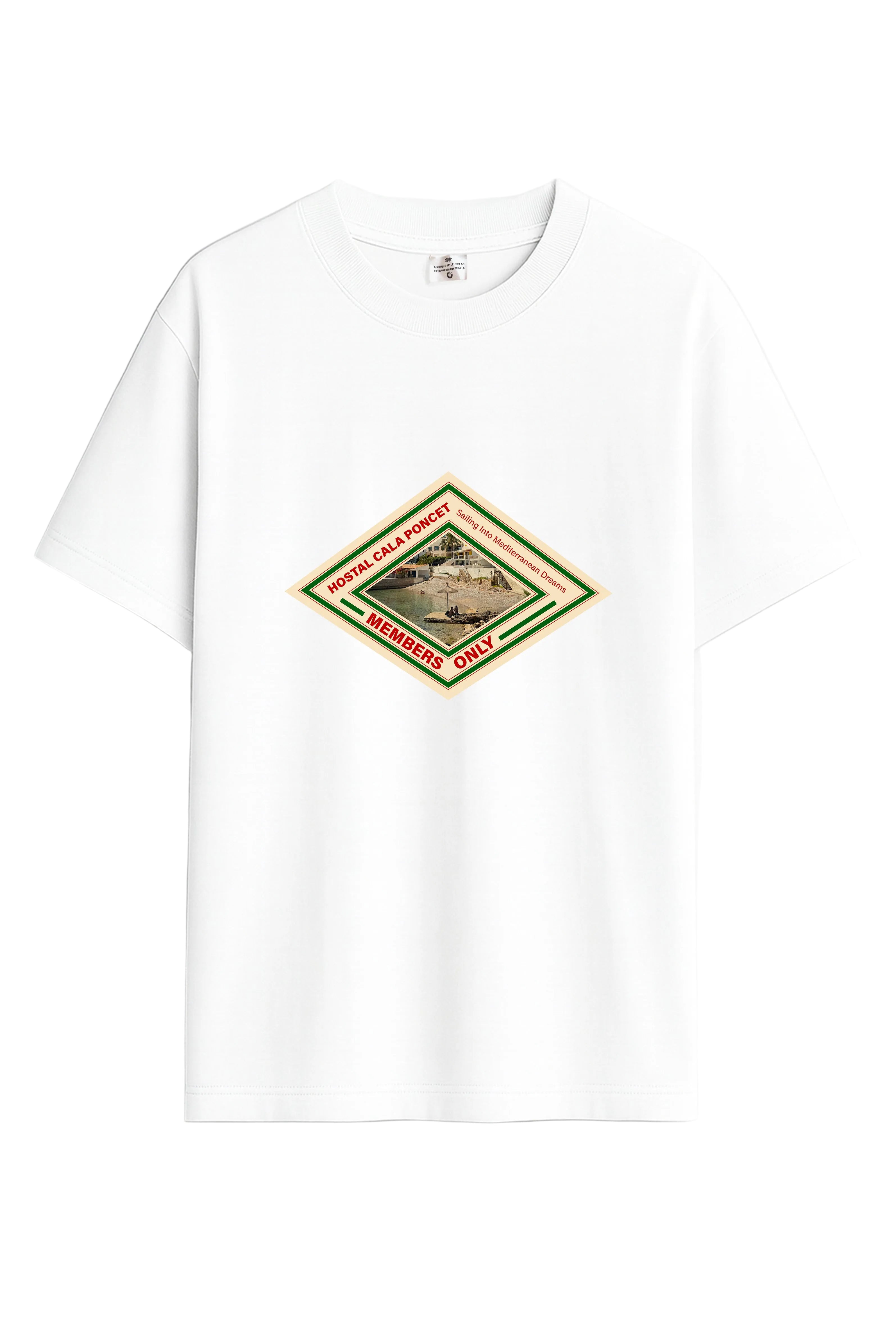 Cala Poncet Tee White