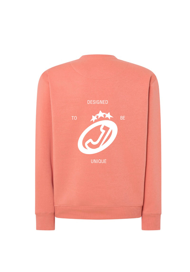 SWEATER DESIGNED TO BE UNIQUE ORANGE
