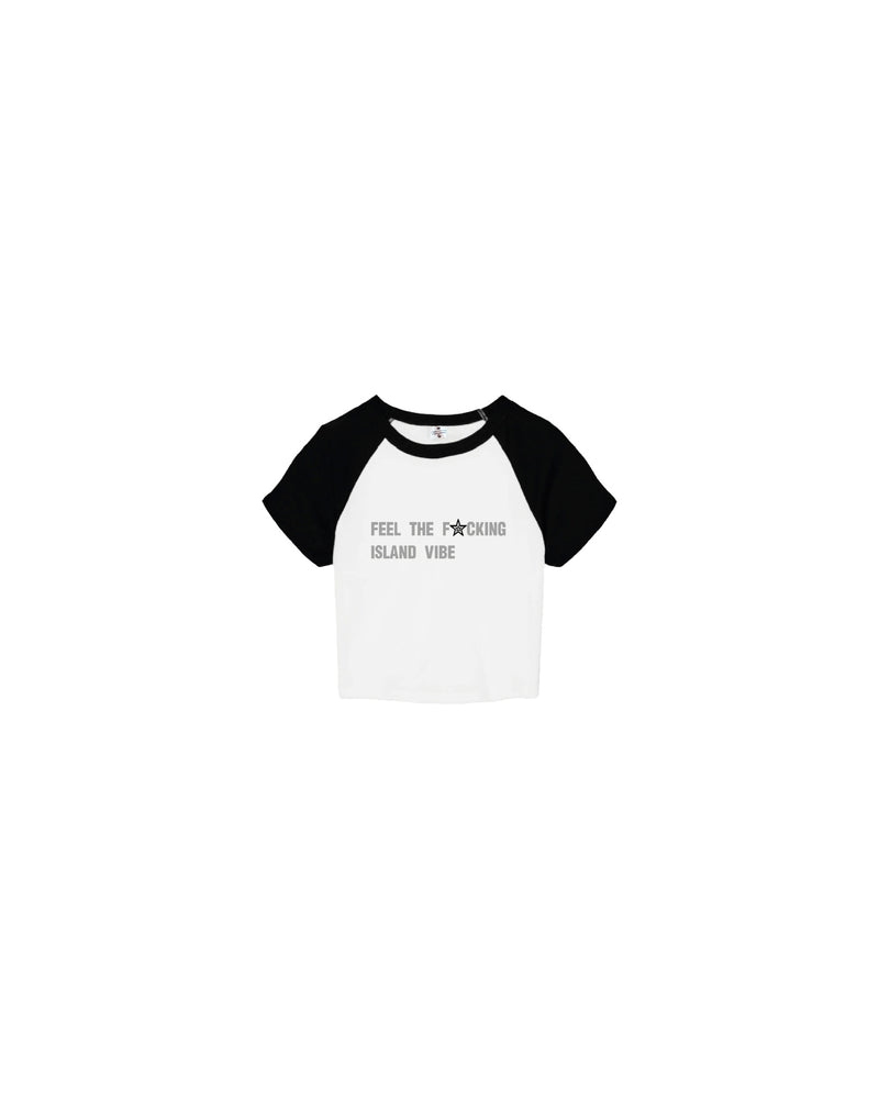 Island baby tee (Ocean navy)