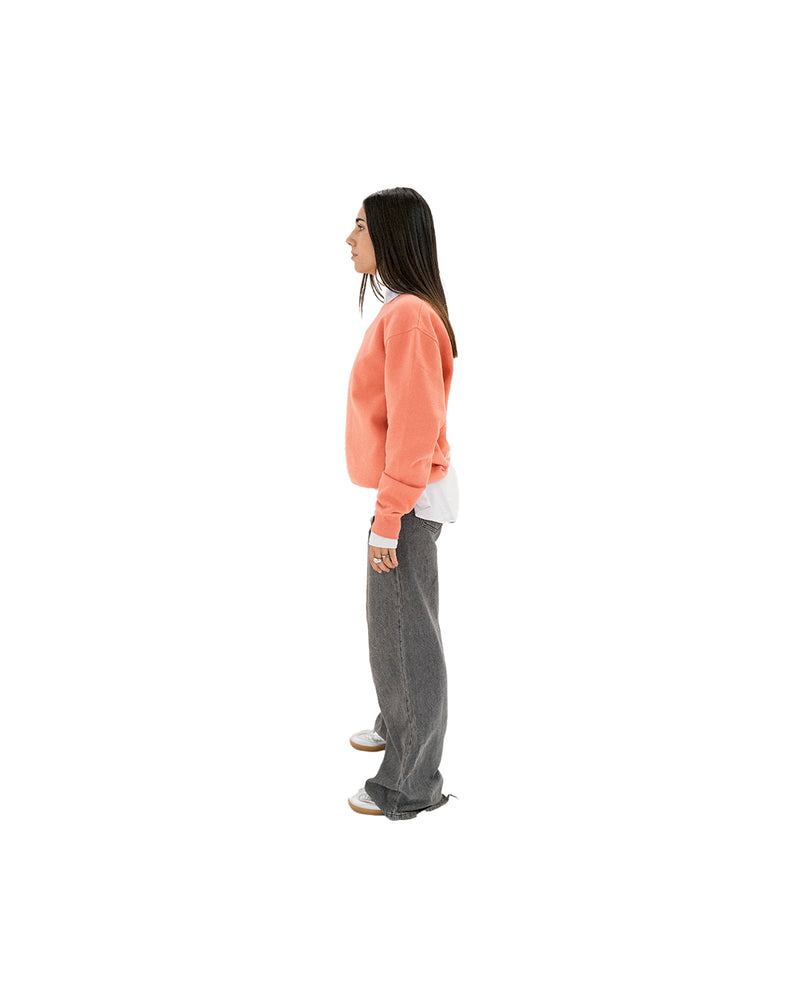 SWEATER DESIGNED TO BE UNIQUE ORANGE