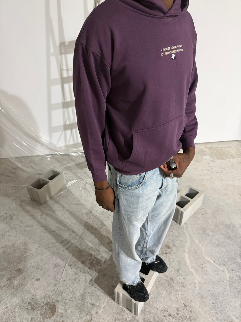 A UNIQUE STYLE FOR AN EXTRAODINARY WORLD HOODIE BURDEOS