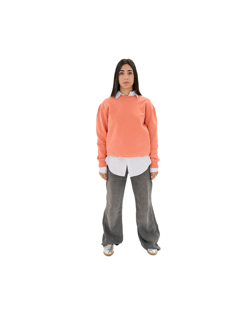 SWEATER DESIGNED TO BE UNIQUE ORANGE