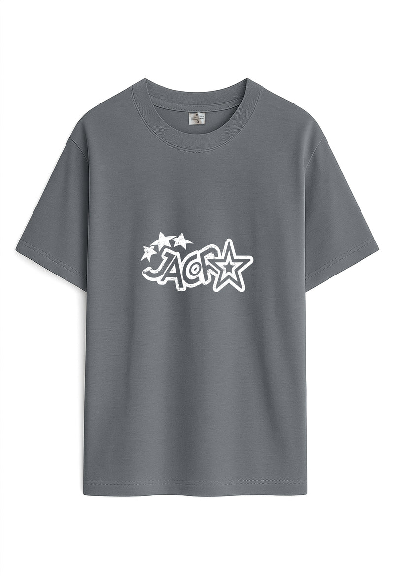 3 Stars Tee Dark Grey