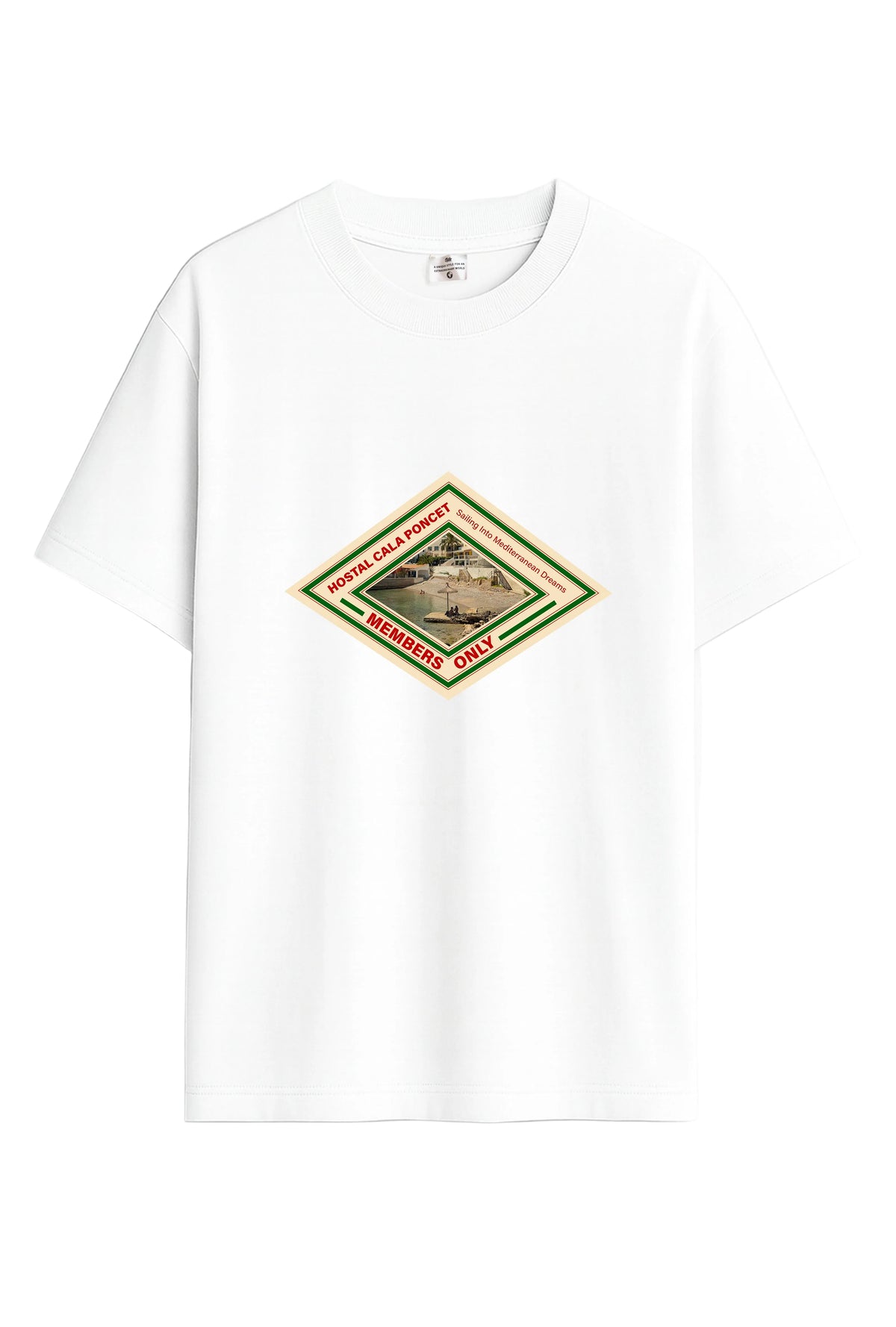 Cala Poncet Tee White