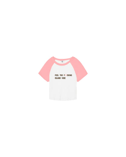 Island Baby tee (Pink)