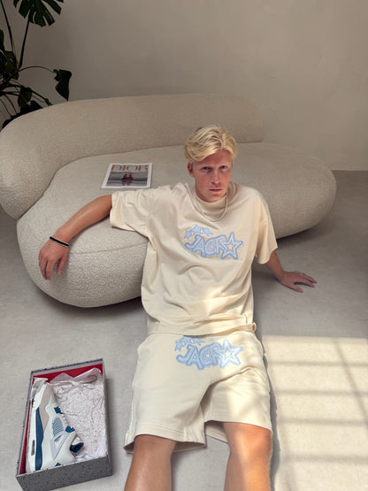Full Tracksuit Silent Move Beige and Blue