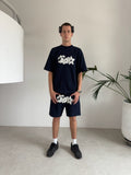 Silent Move tee(blue)